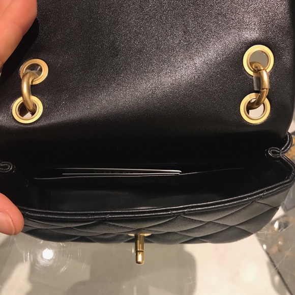 Chanel mini classic flap with handle - Picture 5 of 9